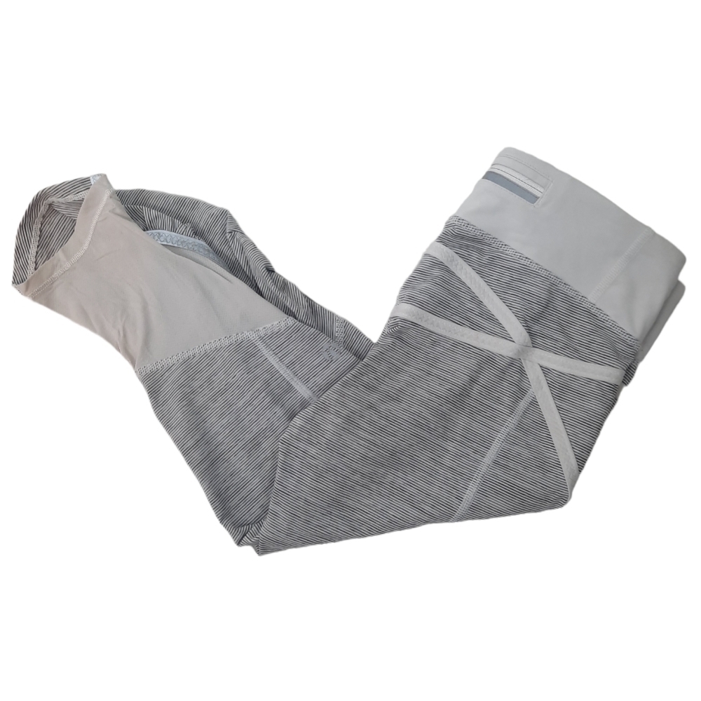 Lululemon Run Pace Cropped Leggings Wee‎ Are From Space Size 4 Women's